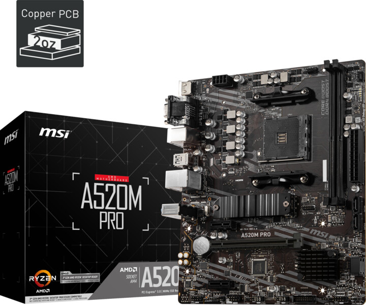 MSI A520M PRO - AMD A520_145981341