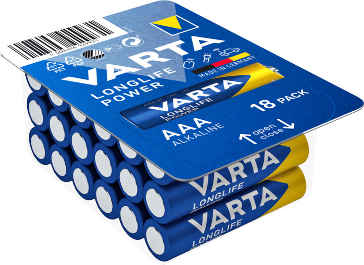 VARTA baterie Longlife Power 18 AAA (Big Box)_6762627
