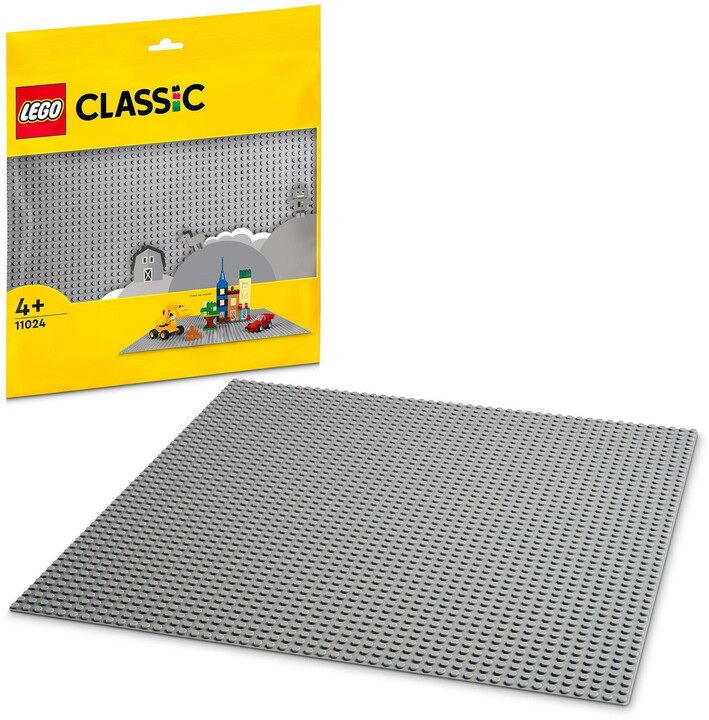 Extra výhodný balíček LEGO® Classic - Velký kreativní box 10698, Šedá podložka na stavení 11024_1127399563