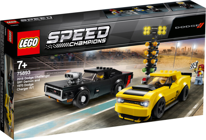 LEGO® Speed Champions 75893 2018 Dodge Challenger SRT Demon a 1970 Dodge Charger R/T_1546065119