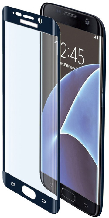 CELLY Glass ochranné tvrzené sklo pro Samsung Galaxy S7 Edge, černé_2097189445
