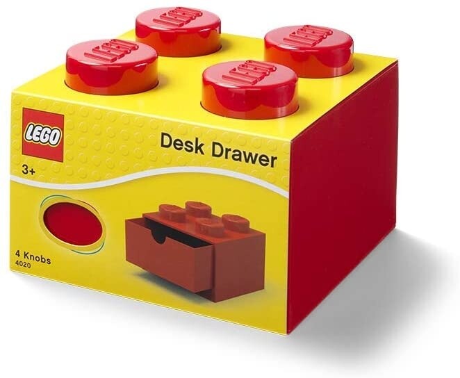Stolní box LEGO, se zásuvkou, malý (4), červená_1592651954