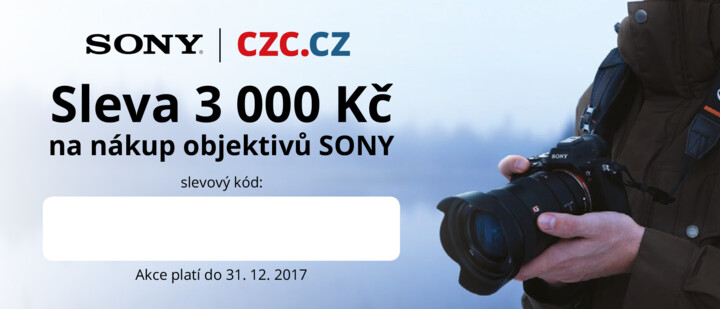 Slevový poukaz na nákup objektivu Sony (v ceně 3000 Kč) (platnost do 31.12.2017)_1894767344
