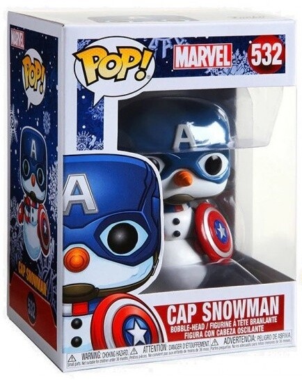 Figurka Funko POP! Bobble-Head Marvel - Cap Snowman_1328895365