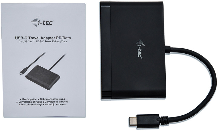 i-tec USB C 3-Port HUB Power Delivery 3x USB 3.0 1x USB C PD/Data Port_1224847990