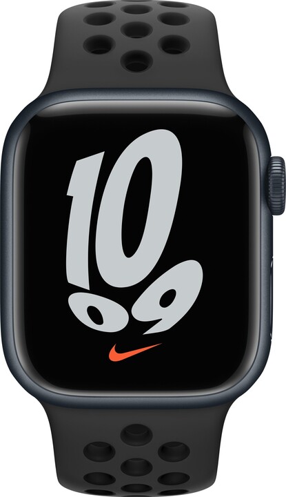 Apple Watch Nike Series 7 GPS, 41mm, Midnight, Anthracite Black Sport Band_1528498941