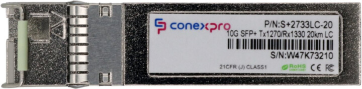 Conexpro SFP+ modul 10Gbit, SM, Tx1270/Rx1330nm, 20km, DDM, 1x LC_1793161011