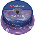 Verbatim DVD+R General 16x 4,7GB spindl 25ks Poukaz 200 Kč na nákup na Mall.cz