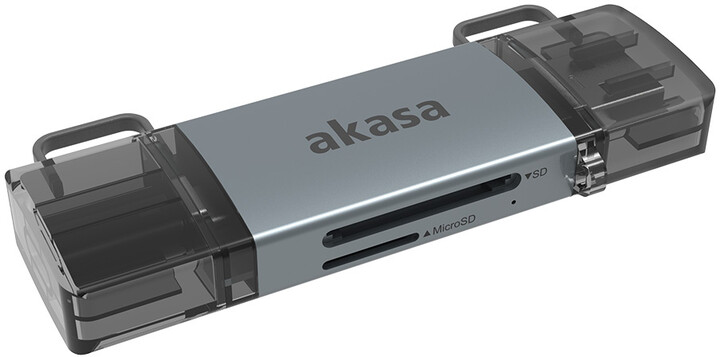 Akasa čtečka karet AK-CR-12, externí, 2-In-1 USB 3.2_87776254