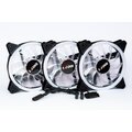 1stCool Fan KIT AURA EVO 1 ARGB, 3x Dual Ring ventilátor (120mm) + ARGB Nano řadič_995977376