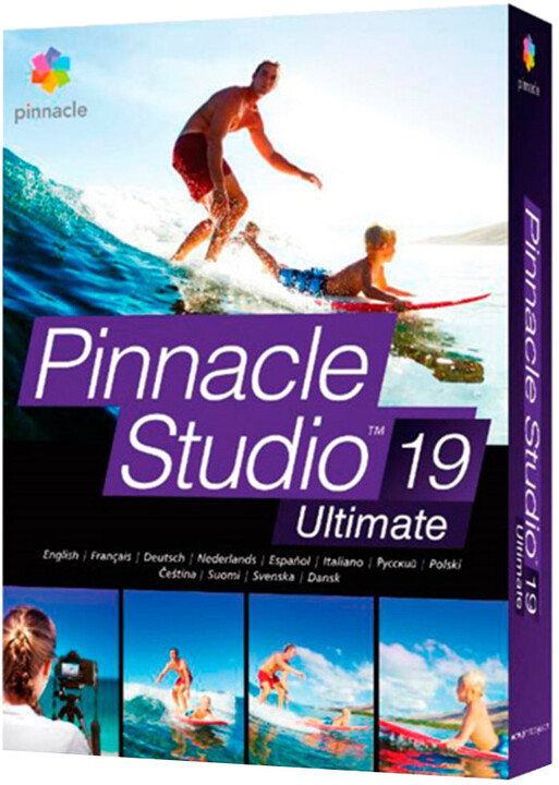Corel Pinnacle Studio 19 Ultimate ML EU Upgrade - krabice_1094660790