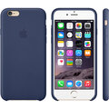 Apple Leather Case pouzdro pro iPhone 6 Plus, modrá