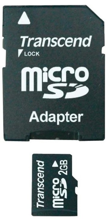 Transcend Micro SD 2GB + adaptér_381794312