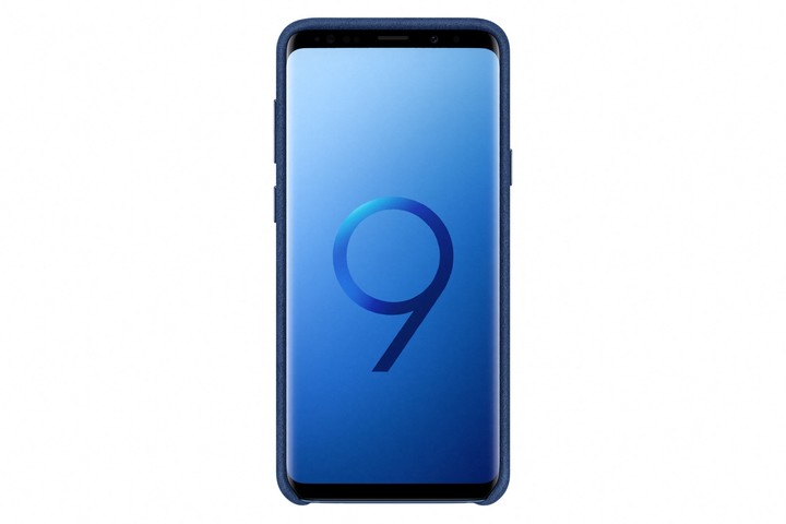 Samsung zadní kryt - kůže Alcantara pro Samsung Galaxy S9+, modrý_77643605