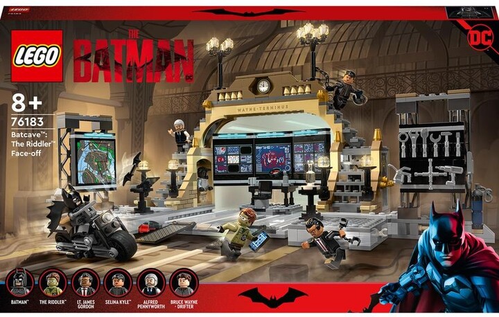 LEGO® DC Comics Super Heroes 76183 Batmanova jeskyně: Souboj s Riddlerem