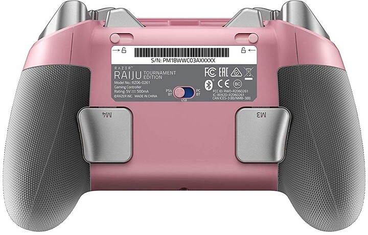 Razer Raiju Tournament, Quartz, bezdrátový (PC, PS4)_2006970479