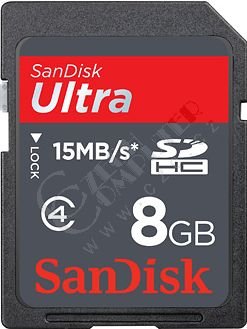 SanDisk Secure Digital (SDHC) Ultra 8GB_1411339035