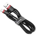 Baseus nabíjecí / datový kabel Cafule USB-A - Lightning, 2,4A, 0.5m, červená/černá_1431720113