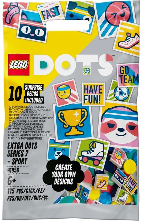 LEGO® DOTS 41958 Doplňky DOTS – 7. série – SPORT_320840245