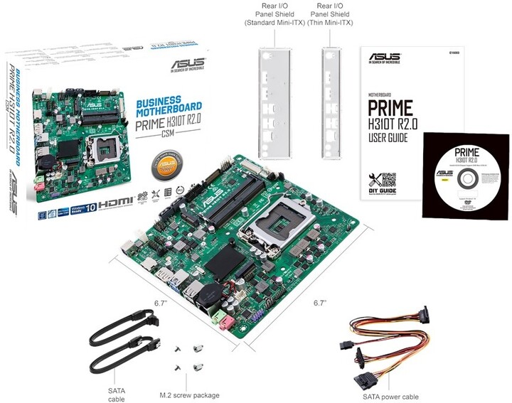 ASUS PRIME H310T R2.0 - Intel H310_920872860