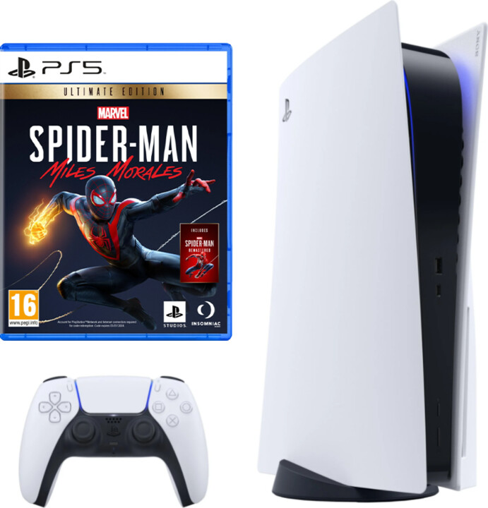 PlayStation 5 + hra Marvel's Spider-Man: Miles Morales - Ultimate Edition