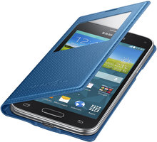 Samsung flipové pouzdro S-view EF-CG800B pro Galaxy S5 mini (SM-G800), modrá_1702780560