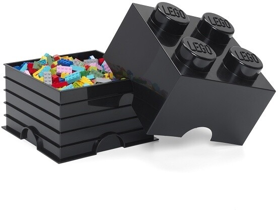 Úložný box LEGO, malý (4), černá_1042444082