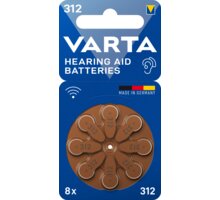 VARTA baterie do naslouchadel 312, 8ks_1068613753