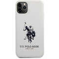 U.S. Polo silikonový kryt Big Horse pro iPhone 11 Pro Max, bílá_944231481