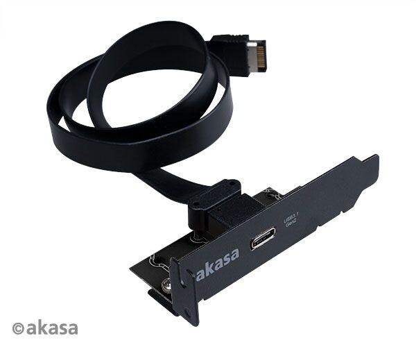 Akasa - USB 3.1 gen 2 Typ C PCI záslepka low profile_610670855