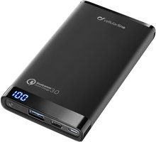 CellularLine powerbanka FREEPOWER MANTA PRO+ 8000mAh, USB-C + USB port, Quick Charge 3.0, černá_391263163