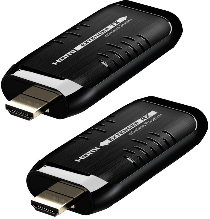 PremiumCord HDMI Wireless extender na 15m, pásmo 5.8GHz_1865751090