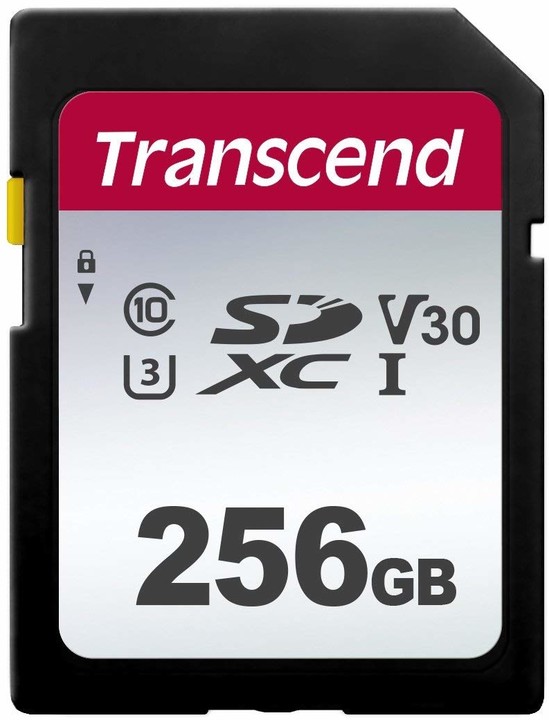 Transcend SDXC 300S 256GB 95MB/s UHS-I U3_382532594