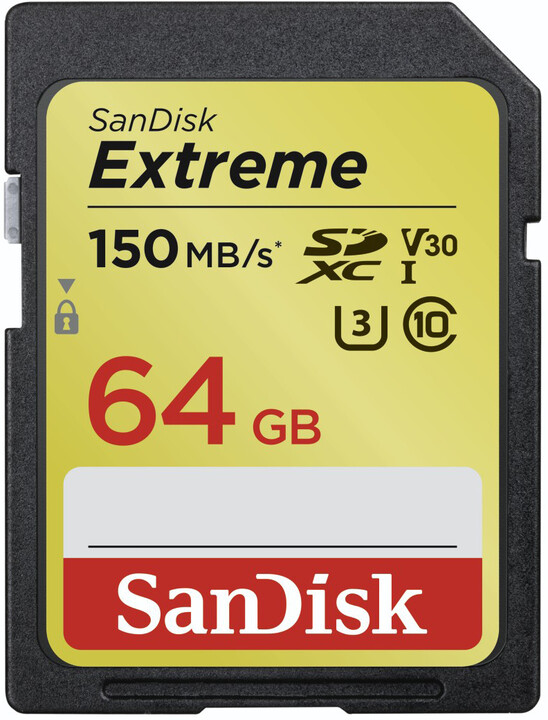 SanDisk SDXC Extreme 64GB 150MB/s UHS-I U3_1429118399