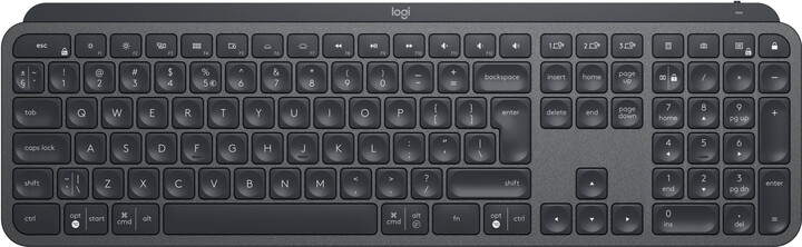 Logitech MX Keys, US/INT, černá_243866579