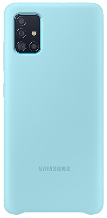 Samsung silikonový zadní kryt pro Samsung Galaxy A51, modrá_1534930037