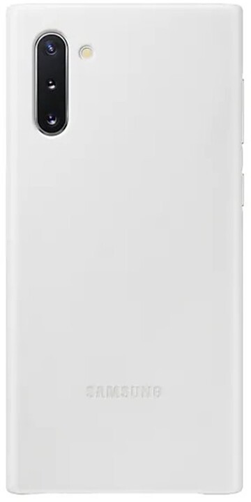 Samsung kožený zadní kryt Leather Cover pro Galaxy Note 10, bílá_2131955748