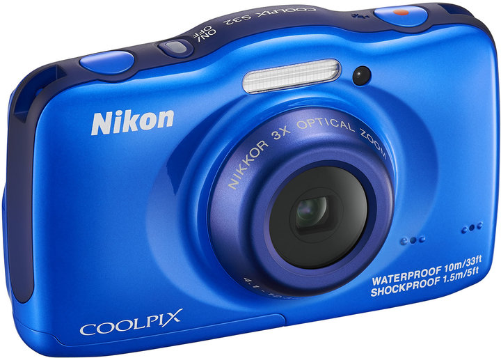 Nikon Coolpix S32, backpack kit, modrá_1194801072