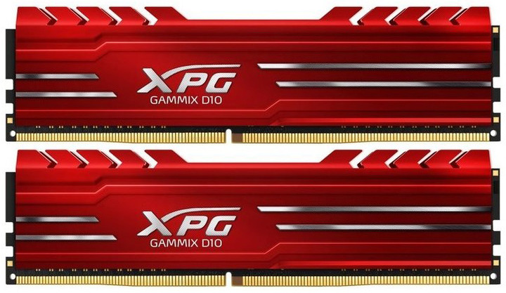 ADATA XPG GAMMIX D10 32GB (2x16GB) DDR4 3000, červená_1161263668
