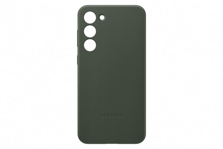 Samsung kožený zadní kryt pro Galaxy S23+, zelená_878996227