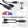 Club3D adaptér HDMI 1.4 na DisplayPort 1.1 (M/F), USB napájení, 18cm_1447406073