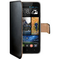 CELLY Wally pouzdro pro HTC Desire 516 Dual SIM, PU kůže, černá_1640107699