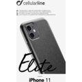 CellularLine ochranný kryt Elite pro Apple iPhone 11, PU kůže, černá_916635663