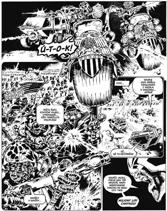 Komiks Soudce Dredd: Sebrané soudní spisy - Prokletá země, 1.díl_1620639743