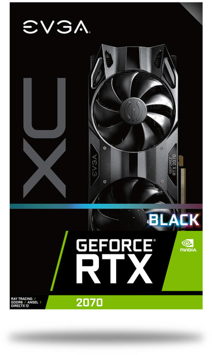 EVGA GeForce RTX 2070 XC BLACK EDITION GAMING, 8GB GDDR6_303568455