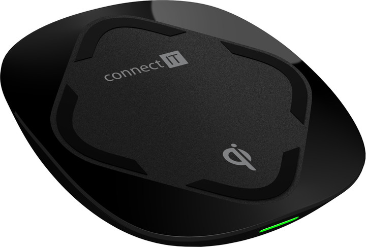CONNECT IT Qi CERTIFIED Fast bezdrátová nabíječka, 10 W, černá_103199656