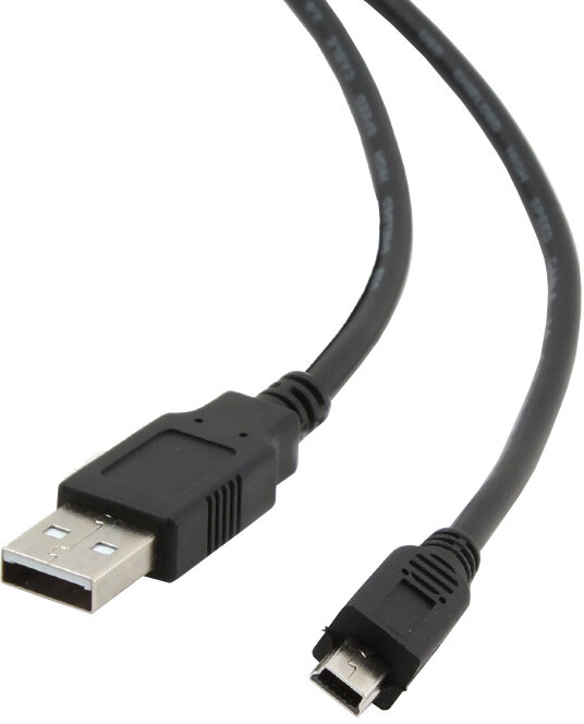 Gembird CABLEXPERT kabel USB A-MINI 5PM 2.0 1,8m HQ zlacené kontakty, černá_1493363372