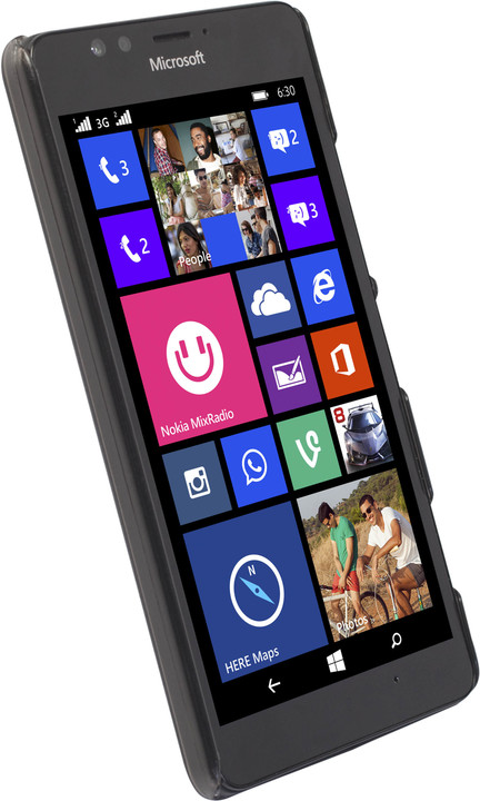 Krusell zadní kryt BODEN pro Lumia 950, transparentní černá_909736144