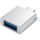 Satechi Type-C - Type A USB Adapter, stříbrná_355887524