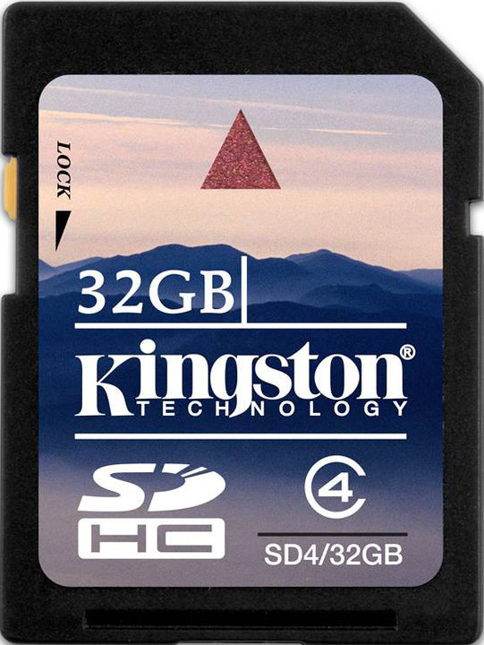 Kingston SDHC 32GB Class 4_1476593398